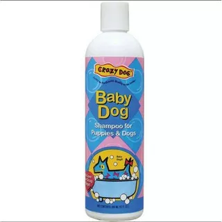 Crazy Dog Baby Dog Shampoo For Puppies & Dogs 12oz (355ml) Shampoo Anjing