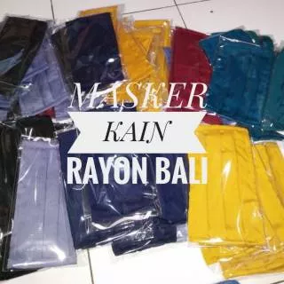 Masker kain khas bali