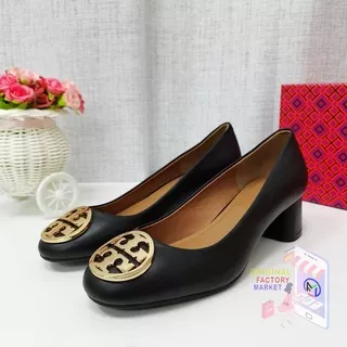 Sepatu TORY BURCH Benton Pump Heels Shoes Black 100% ORIGINAL