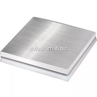 PLAT STAINLESS 1MM POTONGAN PER100CM LEMBARAN CUSTOM STEEL SHEET SS