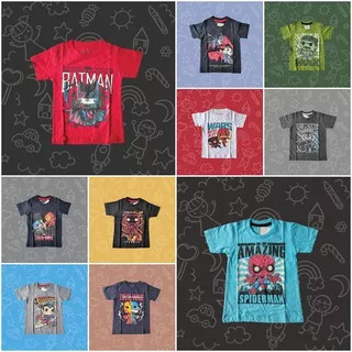 Kaos Super Hero by Little Space / Kaos Anak Laki-laki