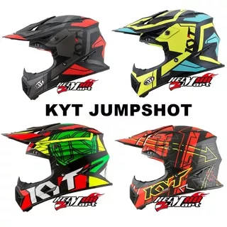 Helm KYT JUMPSHOT Fluo Helm KYT Cross Helm Motocross KYT supercross