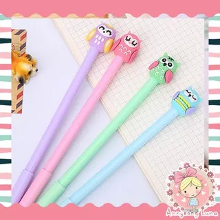 Pulpen Karakter Lucu Cute Creative Happy Owl burung hantu TK1073