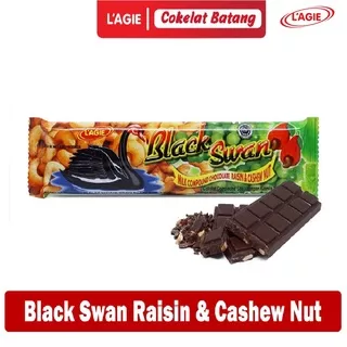 Lagie Coklat Batang Black Swan 70 gr - Coklat Susu Isi Kacang Mete