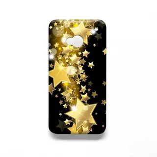 Premium Case Beautiful Shiny Night Star HTC One M7 Hard Case Cover