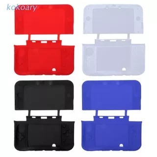 KOK Soft Full Silicone Cover Protective Shell Case Cover Skin For Nintendo New 3DS XL/LL Game Console