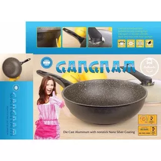 DISKON HOT PANCI GANGNAM KOREA 30 CM TEFLON TEBAL ANTI LENGKET PENGGORENGAN WAJAN GARANSI 100% BOS