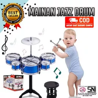 PROMO Mainan Jazz Drum Set/ Mainan Anak Alat Musik Mini Drum / mainan edukatif anak Murah