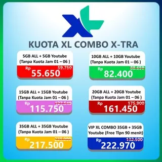 Paket Data Internet XL COMBO EXTRA  | Paket Kuota XL MURAH
