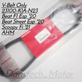 Honda Ahm Vbelt V-Belt Vanbelt Panbel Only Beat Fi 2020 K1A 23100K1AN23 Original