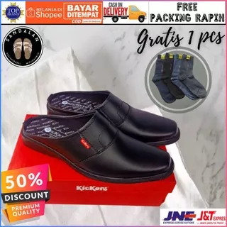 Sepatu slop fantofel pria 003 Sepatu slop pria kickers Sepatu slop pria murah Sepatu slop pria terlaris Sepatu slop pria kickers terbaru