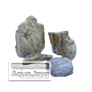 Fosil Stone Batu fosil Kayu 1kg Hardscape Aquarium Aquascape