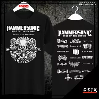 Kaos Baju Distro Konser Musik Metal Hammersonic Warna Hitam Size XS-6XL SS00326