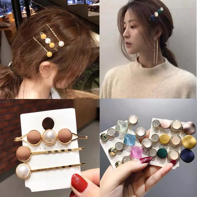 Hair Clip Barrette JepitRambut Model Bunga untuk Wanita Aksesoris Rambut