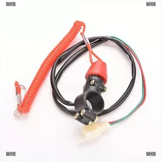 {COD*WHB}Motorcycle Motor QUAD bike Engine Stop Tether Lanyard Closed Kill Switch Safety