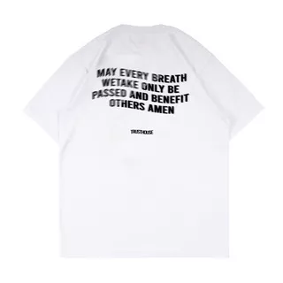 Trust House T-Shirt Blessed White