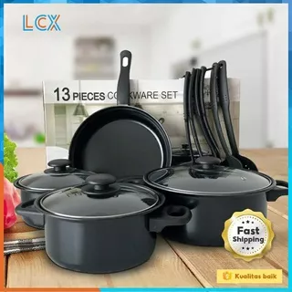 COOKWARE ROYAL MARK/COOKWARE SET ISI 13PICES/COOKWARE SET/ALAT MASAK ANTI LENGKET