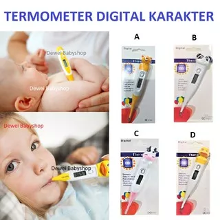 Termometer Karakter Anak  ( Thermometer Digital Baby/Alat Pengukur Suhu Bayi/Temperature Measure )
