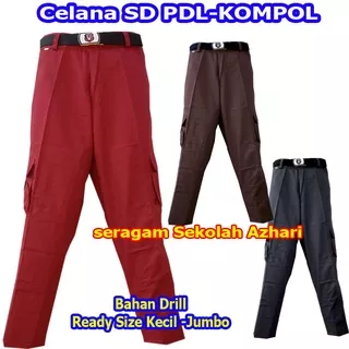 Celana PDL Merah Sekolah SD-Celana Sekolah SD PDL Merah-Celana SD PDL-Seragam Sekolah SD Laki Laki-Seragam SD-Seragam SD Laki Laki