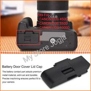 Tutup Baterai kamera Canon Eos 450D 500D 1000D Backdoor Battery Cover Replacement