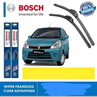 ORIGINAL Wiper Blade Pisang Bosch 20-14 Clear Advantage Suzuki Karimun Estilo 1set