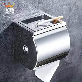 Tempat Tisu Gulung Toilet Paper Kotak Tissue Stainless Steel Anti Basah