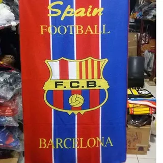 DCPT_234 HANDUK BOLA BARCELONA CHELSEA REAL MADRID MANCHESTER UNITED JUMBO 140 X 70 CM ##