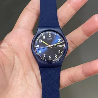 Swatch SWT GN718 Blue Navy Jam Unisex Original Ori