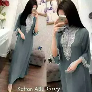 Kaftan ABL Payet nagita  bordir sifon ceruti kualitas grade A