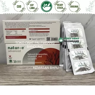 Natur-E Advanced 16 Softgel Astaxanthin Natural Vitamin E Lycopene NATURE NATUR -E NATUR E ADVANCE DANAVD16