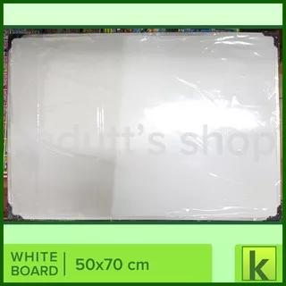 Papan Tulis Putih / Whiteboard 50x70 cm (White Board 50 x 70 cm)