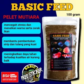 pelet mutiara ikan cupang | pelet mutiara ikan louhan ikan lohan | pelet mutiara ikan guppy | pelet mutiara ikan koi | pelet mutiara ikan hias | BASIC FEED | makanan ikan burayak | pakan ikan burayak BISA COD