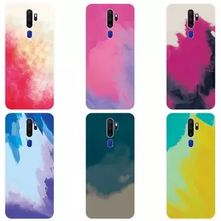 HP OPPO A5 2020 Casing Watercolor Pattern Anti-Jatuh Lunak Silikon Kasing Covers Ponsel Cangkang OPPO A9 2020 A92020 Case