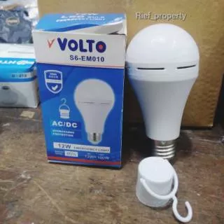 Lampu emergancy AC DC volto 12 watt