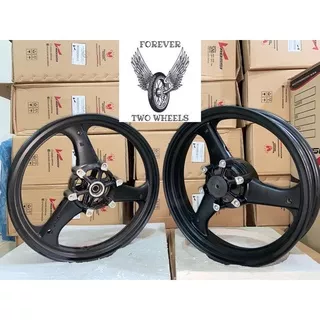 Velg vrossi v rossi Ninja rr PYTHON / Velg racing Ninja rr model ori ory original / Velg tapak lebar Ninja rr 150 uk 250 350 ring 17 doff