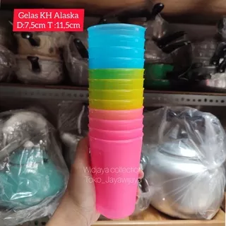 12pcs Gelas Plastik KH Alaska/Gelas plastik lusinan