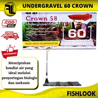 Undergravel Crown 60 Cm Under Gravel Filter Aquarium Aquascape