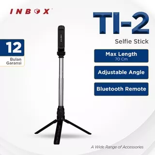 Tongkat Selfie | Tripod foto Vlog Smartphone | Tongsis dengan Remot Bluetooth | Wireless Selfie Stick Inbox Ti-2