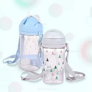 MINISO! Botol minum anak + tali panjang we bare bears 400ml, miniso surabaya murah&lengkap