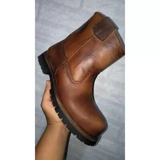 Sepatu safety boots kulit asli ll sepatu model red wing pecos ll sepatu red wing pecos kulit