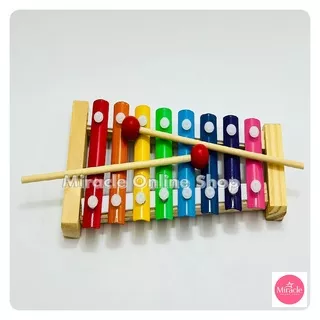 Xylophone /mainan alat musik ketukan anak - Xylophone wooden toy