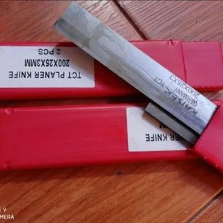 Mata Mesin ketam jointer Material TCT Pisau Planer Knife 200 x 25 x 3 mm Merk KAISER