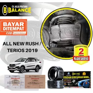 BALANCE Sport Damper RUSH / TERIOS 2019 Depan Belakang ,GARANSI 2 THN, UGM SERTIFIKAT