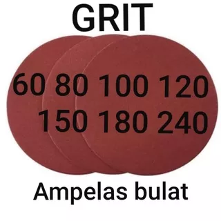 Ampelas bulat 4 ampelas bulat 4 inch ampelas bulau velcro 4 amplas bulat 4 60 80 100 120 150 240