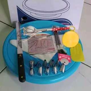 paket dekorasi kue ulang tahun / set 41 alat dekorasi kue pernikahan