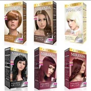 Miranda hair color 2 × 30 +10ml pewarna rambut/miranda/cat rambut