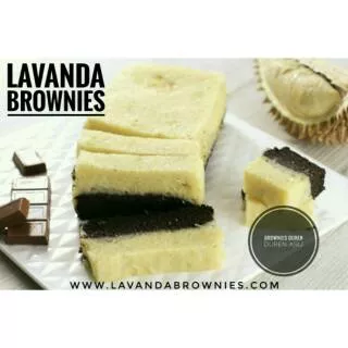 [Lavanda Brownies] Browdur brownies durian lavanda brownies