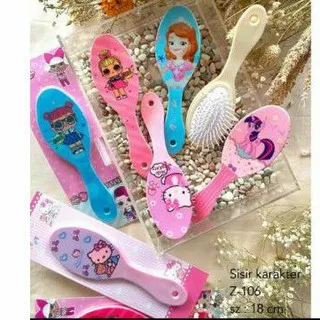 sisir anak karakter sisir anti kusut sisir Frozen / Hello kitty / Sofia / Princes