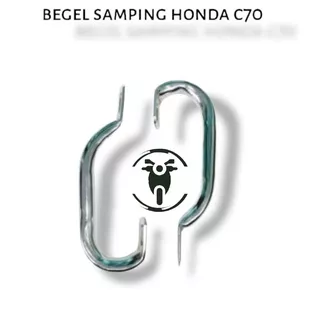 Begel Behel Samping C70 Pegangan Jok Samping Belakang Honda C70 Besi Crom