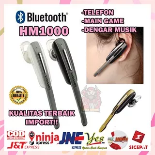 [KUALITAS TERBAIK] HEADSET BLUETOOTH HM1000 / EARPHONE ANDROID BLUETOOTH / EARPHONE BLUETOOTH